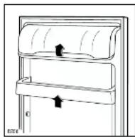 Zanussi-Electrolux Z 194 R - Höhenverstellung der Innentürablagen - 1