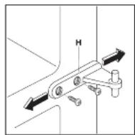 Zanussi-Electrolux Z 219 R - Pour changer les sens d'ouverture des portes - 2