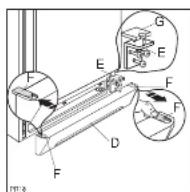 Zanussi-Electrolux Z 219 R - Pour changer les sens d'ouverture des portes - 3