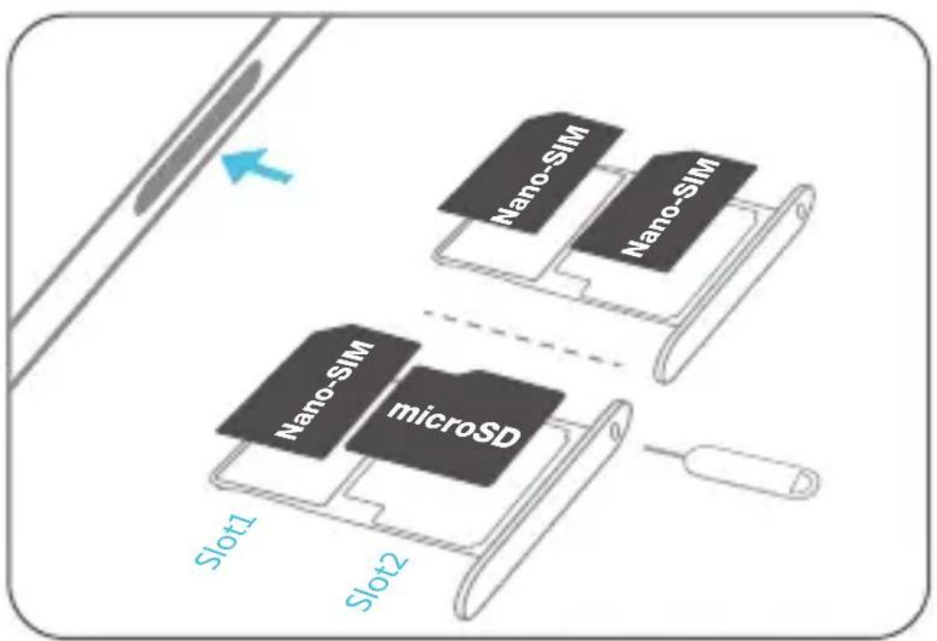 LENOVO VIBE X3 - Installing the Nano-SIM & microSD cards - 1