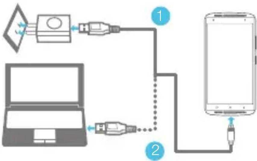 LENOVO VIBE X3 - Charging the battery - 1