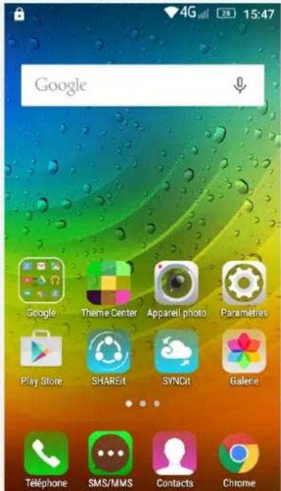 LENOVO A2010 - Écran d'accueil - 1