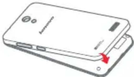 LENOVO A319 - Mise sous tension ou hors tension de votre smartphone - 9