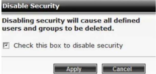 LENOVO Mindtree SecureMind Surveillance Manager Version 1.7.x - > Pour désactiver la sécurité, procédez comme suit : - 1