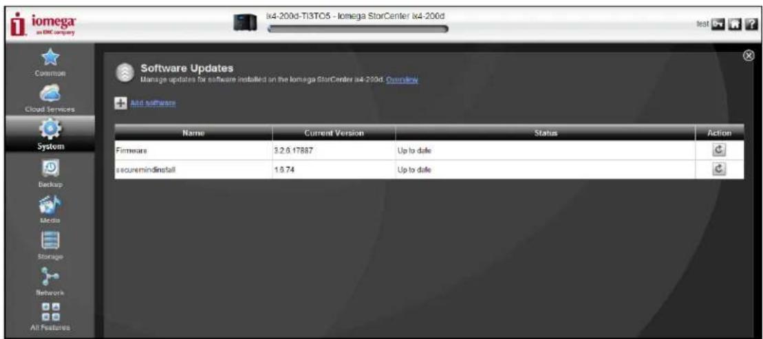 LENOVO Mindtree SecureMind Surveillance Manager Version 1.7.x - Cliquez sur Ajouter un logiciel. - 2