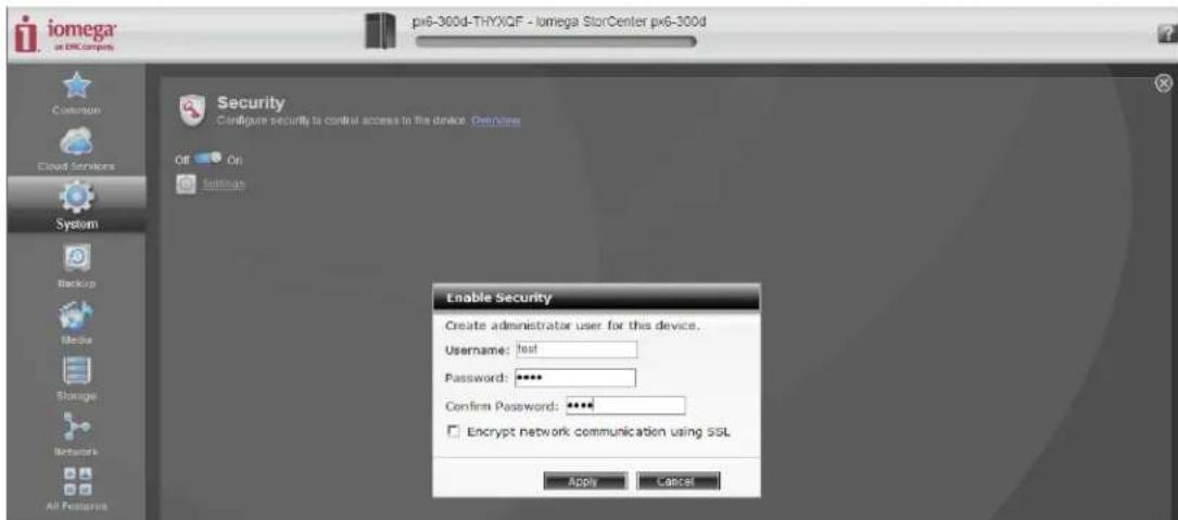LENOVO Mindtree SecureMind Surveillance Manager Version 1.7.x - > Pour activer la sécurité pour l'application, précisé comme suit : - 2