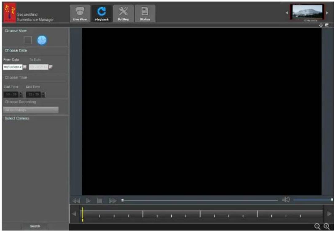LENOVO Mindtree SecureMind Surveillance Manager Version 1.7.x - Visualisation deVIDEOS avec l'affichage Chronologie - 2
