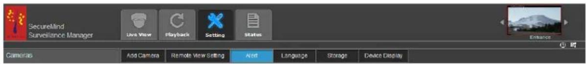 LENOVO Mindtree SecureMind Surveillance Manager Version 1.7.x - Instantané d'alarme - 1