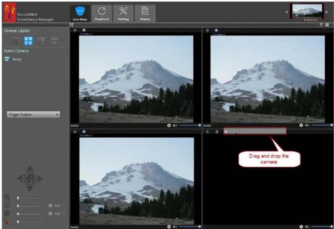 LENOVO Mindtree SecureMind Surveillance Manager Version 1.7.x - Chapter 5: Utilisation de l'affichage en direct - 2