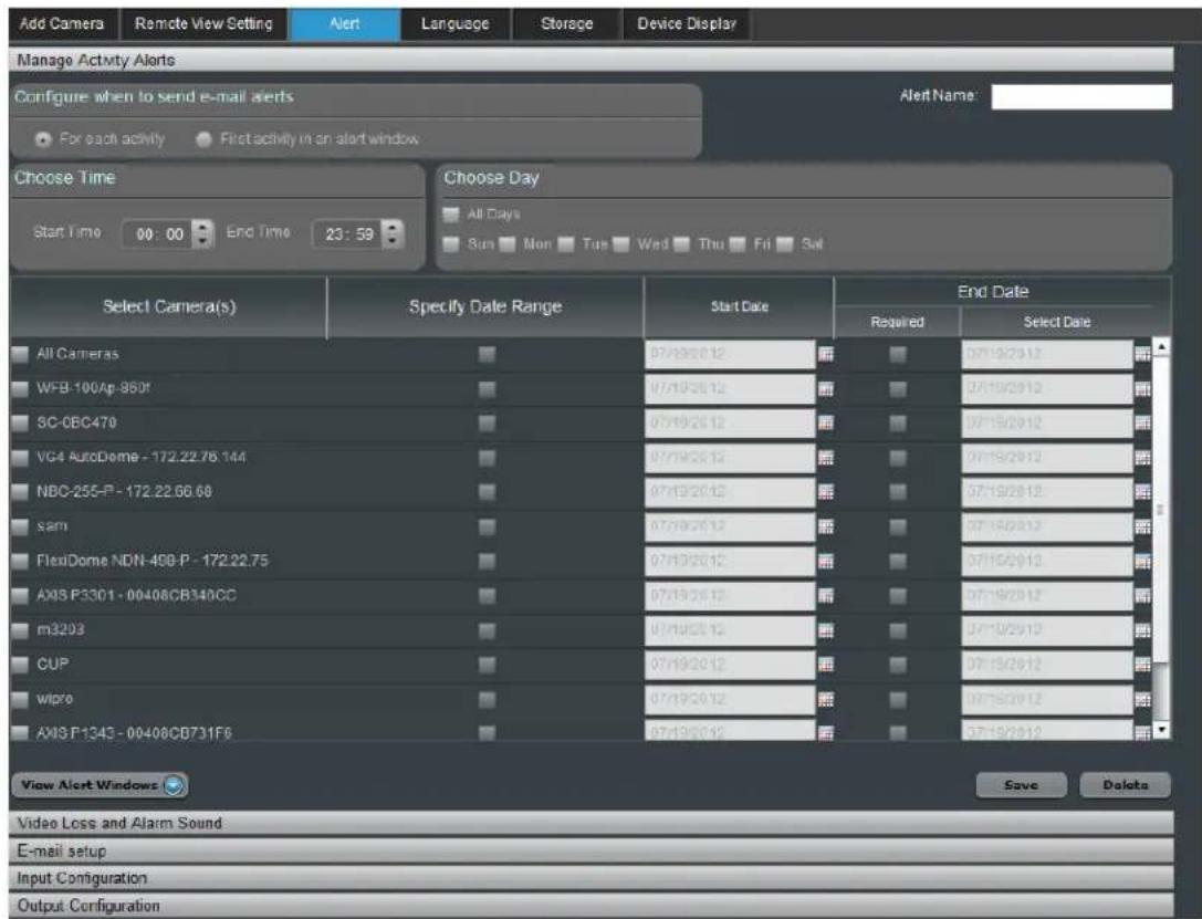 LENOVO Mindtree SecureMind Surveillance Manager Version 1.7.x - Création et gestion d'une alerte d'activité - 1