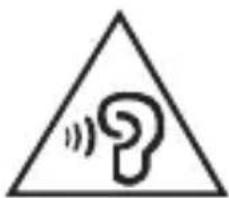 LENOVO TAB 2 A720F - Sound pressure warning statement - 1