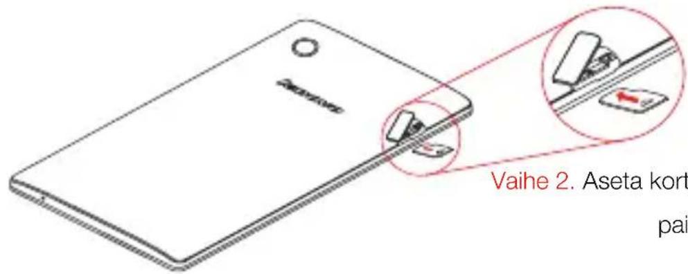 LENOVO TAB 2 A720F - Lenovo TAB 2 A7 -laitteen valmistelu - 2