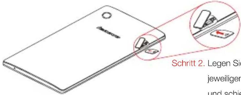 LENOVO TAB 2 A720F - Vorbereitung des Lenovo TAB 2 A7 - 2