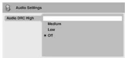 PIONEER HTZ360DV - Audio Settings menu - 2