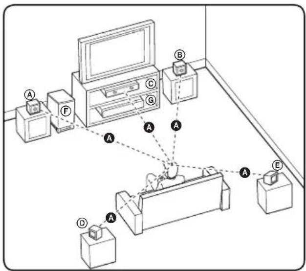 PIONEER HTZBD30 - Positioning the system - 1