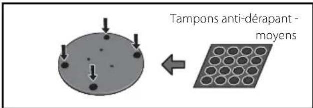 PIONEER HTZBD30 - Pour les socles de haut-parleurs : - 1