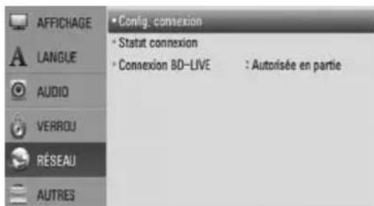 PIONEER HTZBD30 - Paramétrage réseau - 1