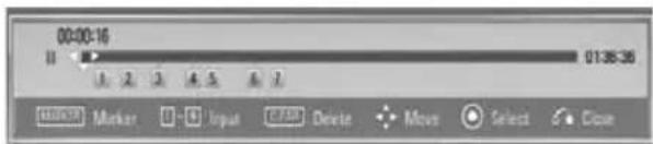 PIONEER HTZBD30 - To delete a Marker - 1