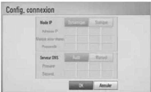 PIONEER HTZBD30 - Paramétrage réseau - 2