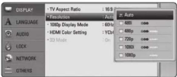 PIONEER HTZBD91HW - Resolution Setting - 1