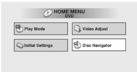 PIONEER HTZ830DV - Utilisation de Disc Navigator pour examiner le contenu du disque - 1