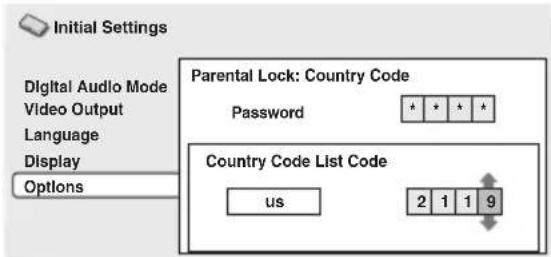PIONEER HTZ830DV - Select a Country code. - 2