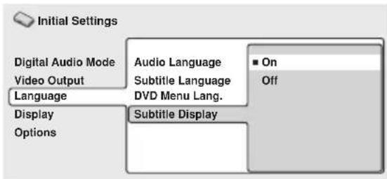 PIONEER HTZ830DV - Subtitle Display - 1