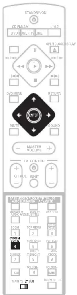 PIONEER HTZ830DV - Setting up surround sound - 1