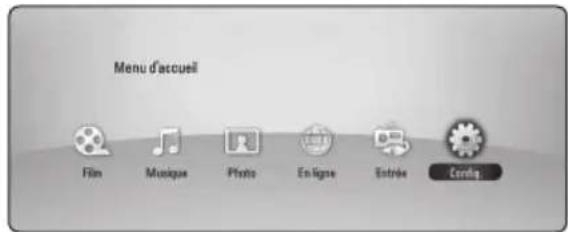 PIONEER HTZBD81HF - Réglage des paramètres de configuration - 1
