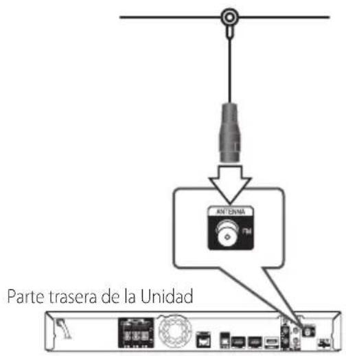 PIONEER HTZBD81HF - Conexión de la antenna - 1