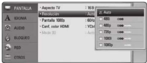 PIONEER HTZBD81HF - Ajuste de resolution - 1