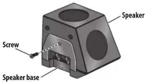 PIONEER HTSLX70 - Attach the speaker bases. - 1
