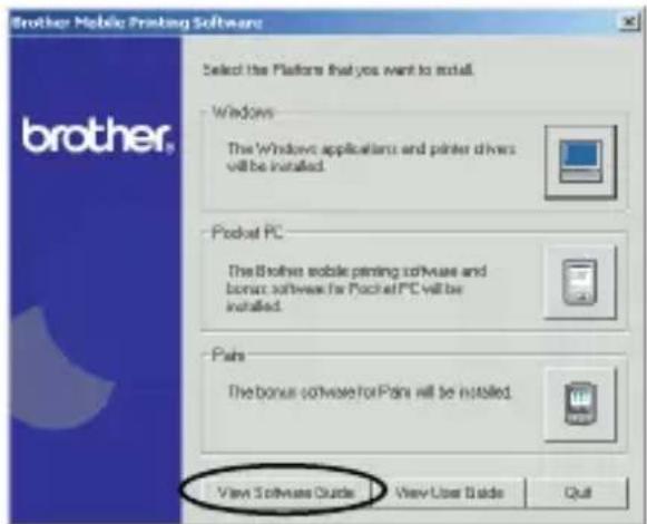 BROTHER MW140BT - Installer softwaren i overensstemmelse med de anvisninger, der kommer frem. - 1