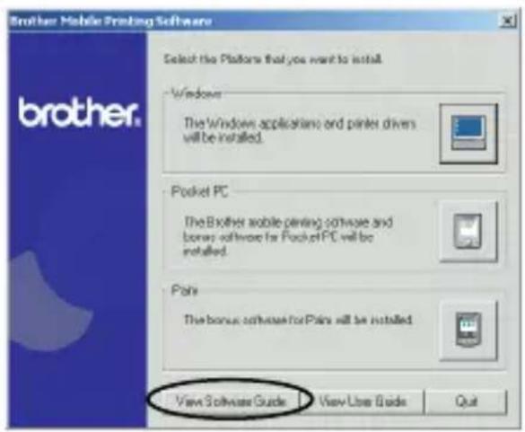 BROTHER MW140BT - Installera programvaran enligt de anvisningar som visas. - 1