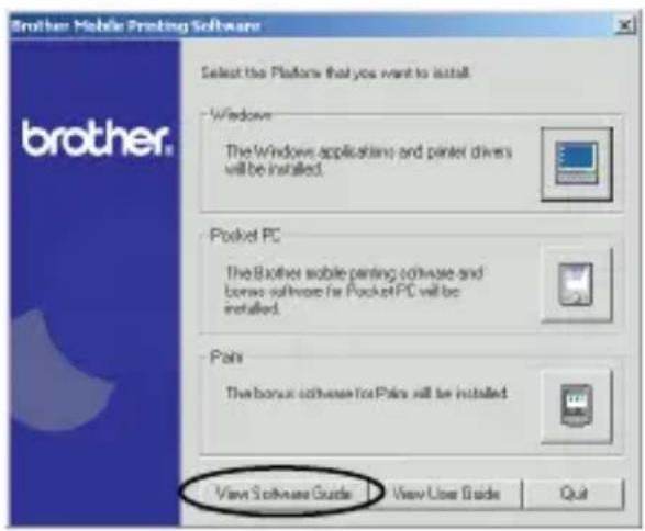 BROTHER MW140BT - Install the software according to the instructions that appear. - 1