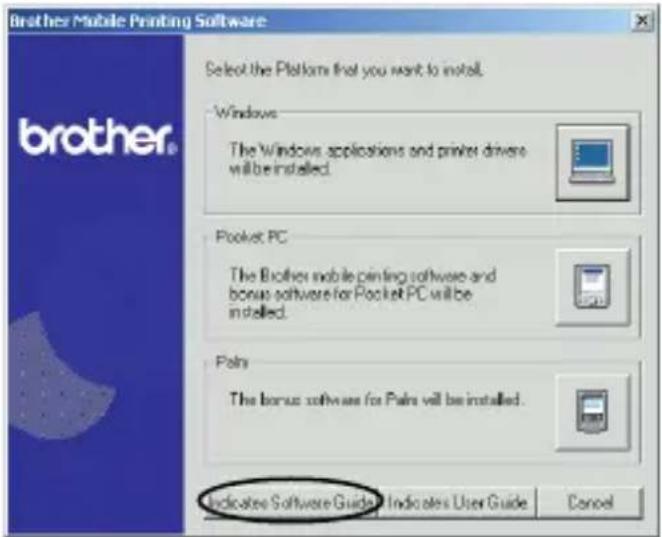 BROTHER MW100 - Install the software according to the instructions that appear. - 1
