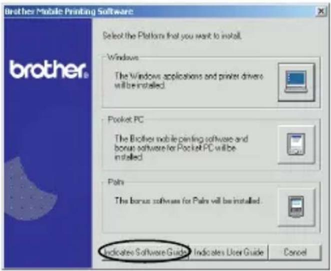 BROTHER MW100 - Installera programvaran enligt de anvisningar som visas. - 1
