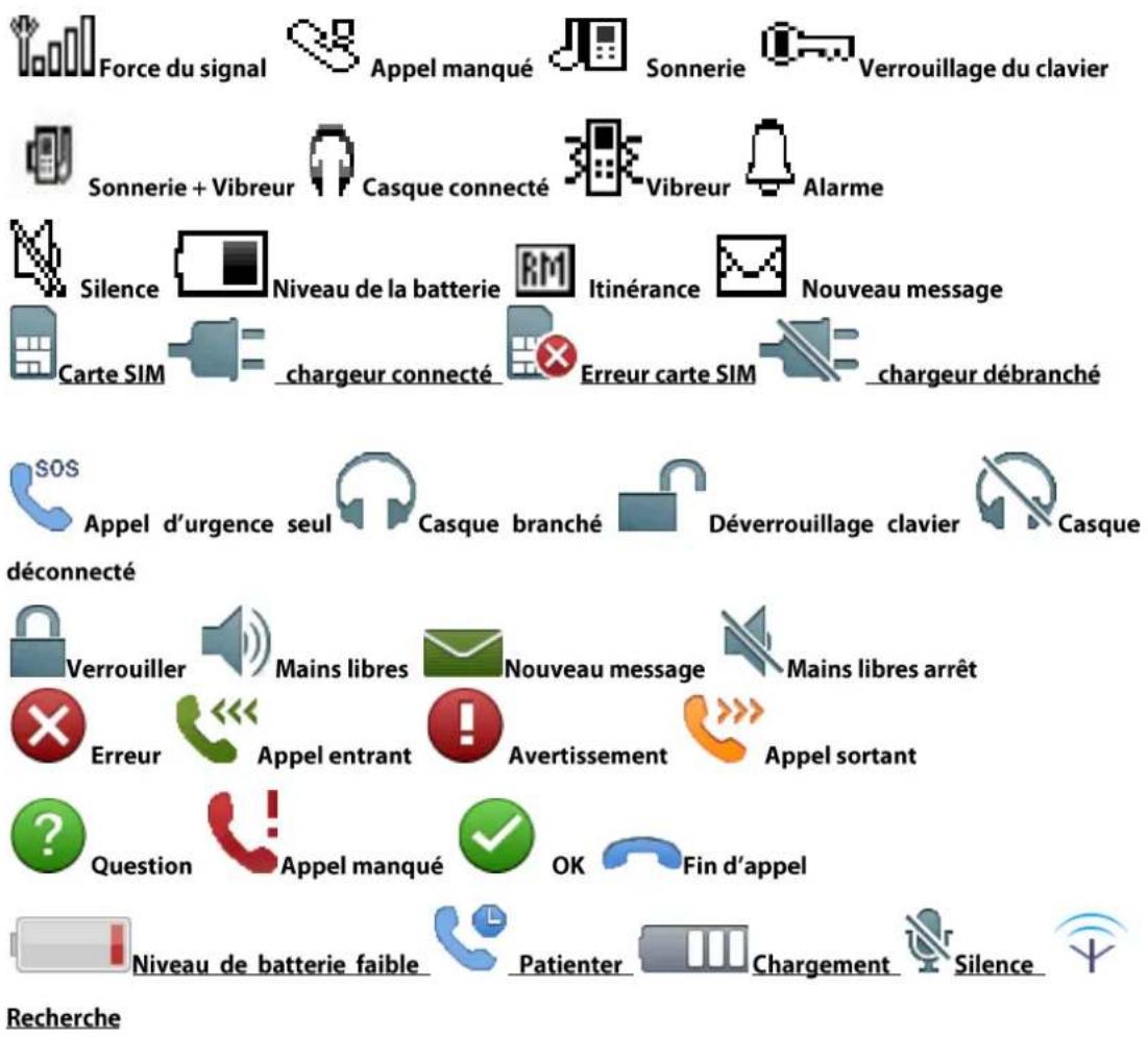 Sunstech CEL1 - Ces icônes varieront selon le fournisseur de service et/ou le pays. - 1