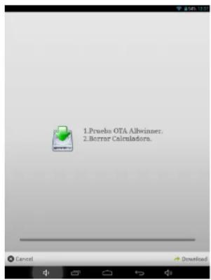 Sunstech Tab 785 Dual - Comment utiliser la mise à jour automatique "OTA". - 3