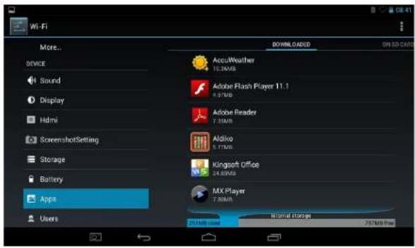 Sunstech Tab 785 Dual - Paramètres de rotation d'écran : - 4