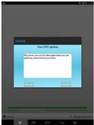 Sunstech Tab 785 Dual - Cómo utilizar la actualización automática "OTA". - 6