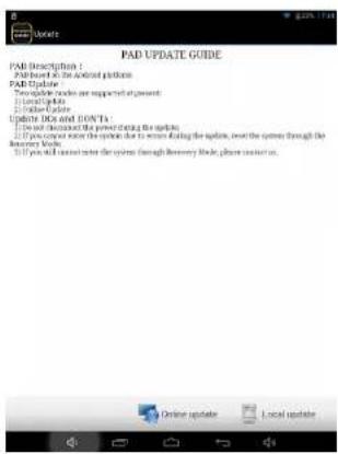 Sunstech Tab 785 Dual - Cómo utilizar la actualización manual "OTA". - 1