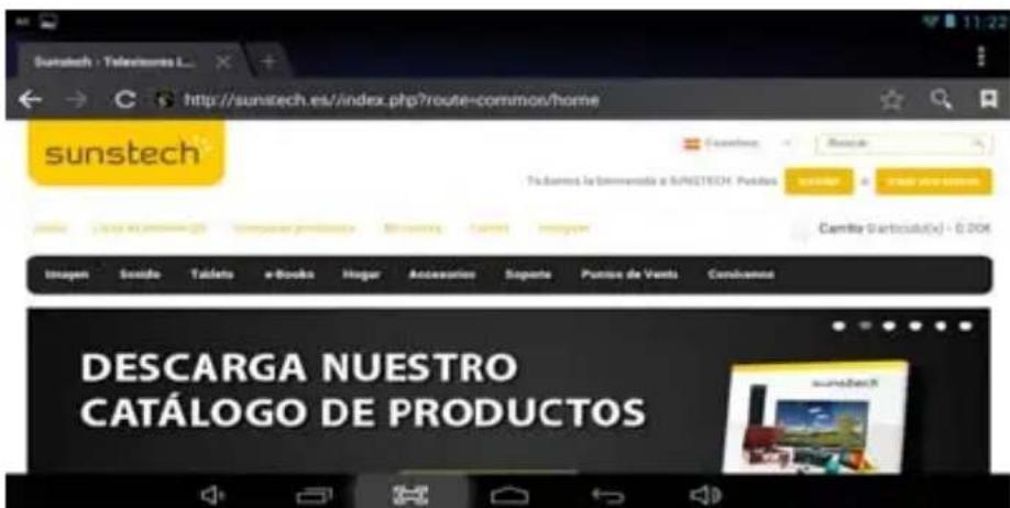 Sunstech Tab 87 DCBT - Navegação na Web - 1