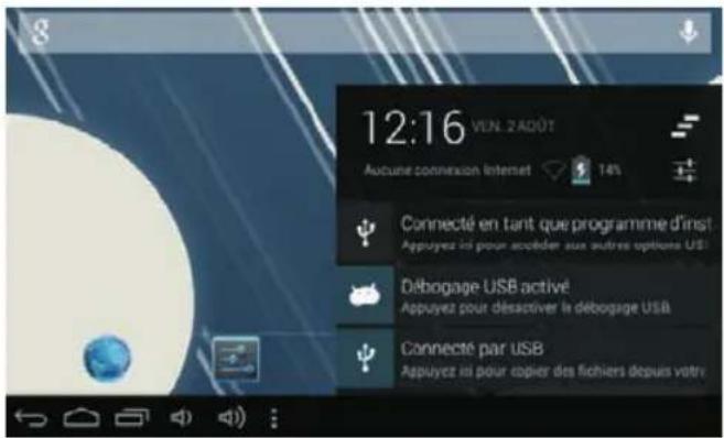 Sunstech Tab 76 - Comment brancher/ débrancher l'appareil avec/ à partir de l'ordinateur - 2