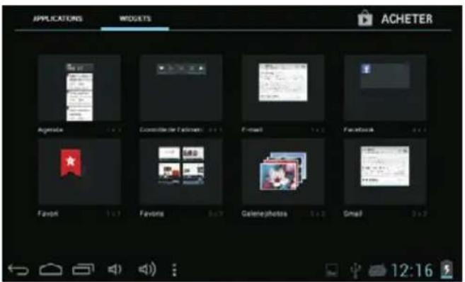 Sunstech Tab 76 - Raccourcis - 1