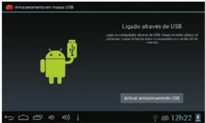 Sunstech Tab 76 - Como ligar / desligar o dispositivo ao / a partir do computador - 3