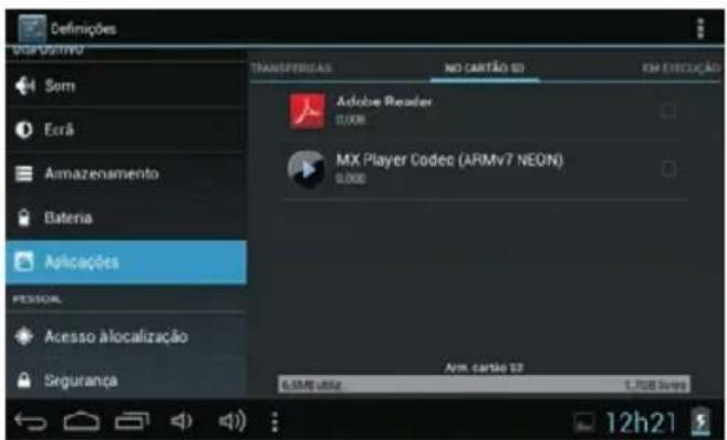 Sunstech Tab 76 - Aplicações - 2