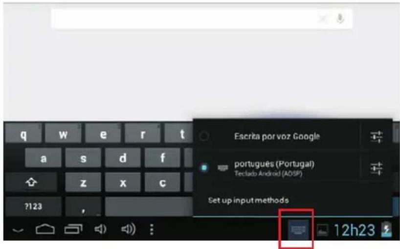 Sunstech Tab 76 - Alterar Método de Introdução - 1