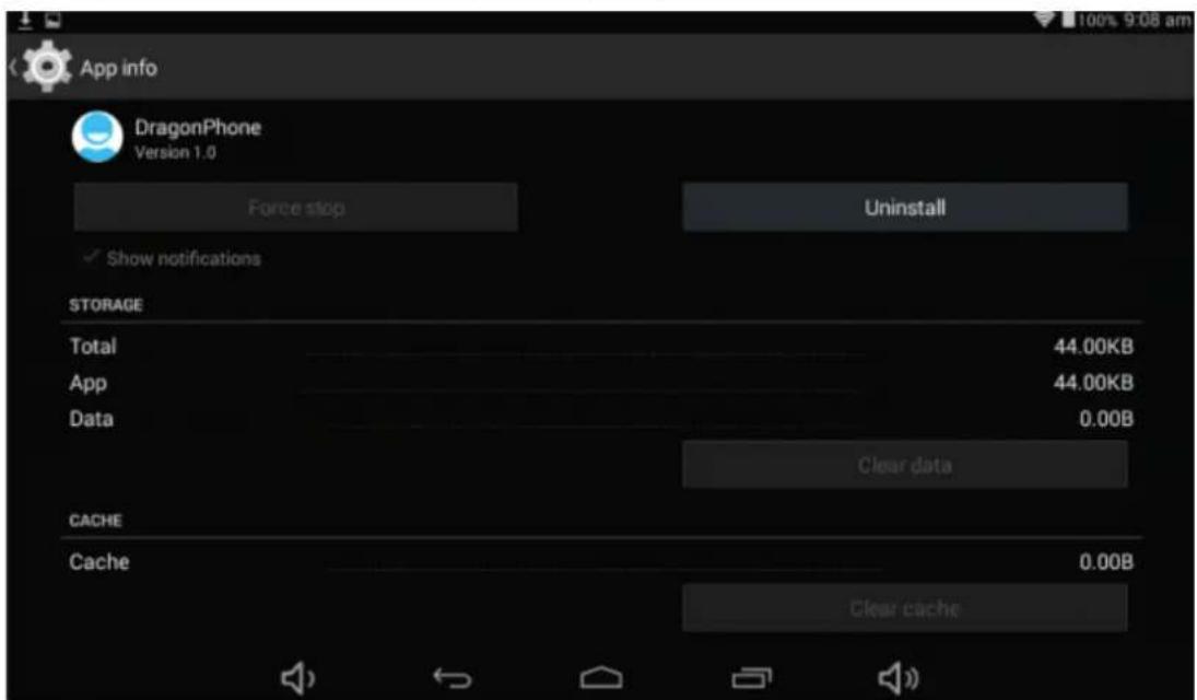 Sunstech Tab 106 OCBT - UninstallAPPKapplication - 2
