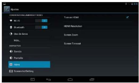 Sunstech CA107QCBT - Conexión con una television con HDMI: - 1